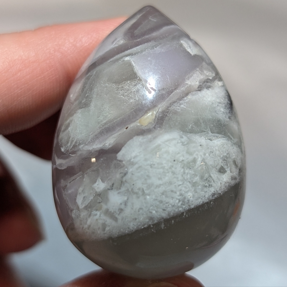 Feather Fluorite Egg